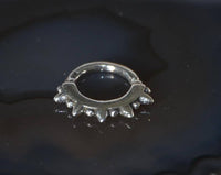 Cargar imagen en el visor de la galería, Piercing Ring 925 Silber Labret Tragus Septum Stacheln - chic-net.de
