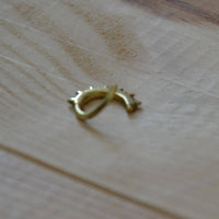 Cargar imagen en el visor de la galería, Piercing Ring Messing Labret Tragus Septum Stacheln - chic-net.de
