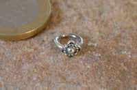 Load image into Gallery viewer, Piercing Ring Raute 925 Silber Labret Tragus 1.2mm - chic-net.de
