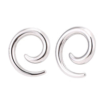Load image into Gallery viewer, Piercing Spirale Expander Edelstahl silbern verschiedene Größen Ohrstecker - chic-net.de
