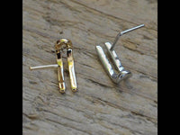 Cargar imagen en el visor de la galería, Pin Stecker 0,8 mm Nostril Ohr Edelstahl L-Form Klammer - chic-net.de
