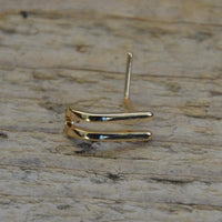 Cargar imagen en el visor de la galería, Pin Stecker 0,8 mm Nostril Ohr Edelstahl L-Form Klammer - chic-net.de
