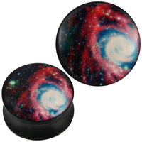 Cargar imagen en el visor de la galería, Plug Acryl All Strudel hell rot grün schwarz Piercing Ohrschmuck - chic-net.de
