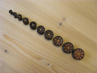 Load image into Gallery viewer, Plug Arangholz Wikinger Kompass Inlay double flared.
