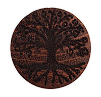 Cargar imagen en el visor de la galería, Plug Teakholz Baum des Lebens double flared braun - chic-net.de
