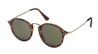 Load image into Gallery viewer, Retro Sonnenbrille Panto Round Glasses 400 UV Steg hoch geschwungen Metallbügel - chic-net.de
