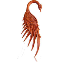 Load image into Gallery viewer, Sawoholz Piercing Dehnschnecke Phönix 4mm 6mm - chic-net.de
