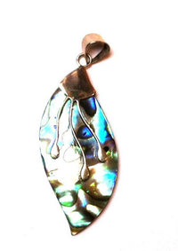 Load image into Gallery viewer, Abalone Perlmutt Muschel Silberanhänger Anhänger Kette 925er Sterling Silber Unisex Schmuck Welle - chic-net.de
