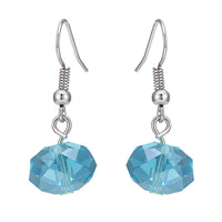 Load image into Gallery viewer, Schmuckset Damen Kette OhrringeTürkis Steine Perlen rund 50 cm Karabiner - chic-net.de
