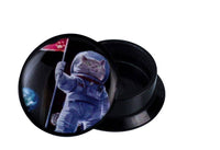 Load image into Gallery viewer, Schraub Plug Acryl Katze Astronaut Erde All Piercing Ohrschmuck - chic-net.de
