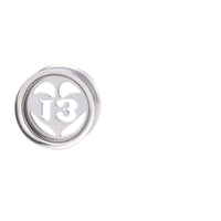 Cargar imagen en el visor de la galería, Schraubplug Tunnel Edelstahl dünn silber Pik 13 - chic-net.de
