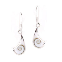 Load image into Gallery viewer, Shivaauge Bogen Silberohrringe Ohrringe Ohrhänger 925er Sterling Silber Damen Schmuck Shiva Auge - chic-net.de
