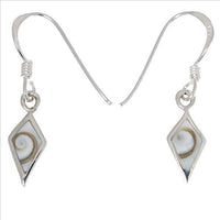 Cargar imagen en el visor de la galería, Shivaauge Drache Raute Silberohrringe Ohrringe 925er Sterling Silber Damen Schmuck Shiva Auge - chic-net.de
