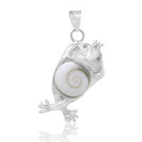 Load image into Gallery viewer, Shivaauge Froschkönig 17 mm Anhänger Frosch 925er Sterling Silber Silberanhänger Shiva Auge - chic-net.de
