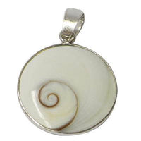 Cargar imagen en el visor de la galería, Shivaauge Silberanhänger 21 mm Anhänger rund 925er Silber Shiva Auge Eye Damen Schmuck - chic-net.de
