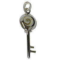 Load image into Gallery viewer, Shivaauge Silberanhänger Schlüssel Anhänger 925 Silber - chic-net.de
