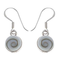 Cargar imagen en el visor de la galería, Shivaauge Silberohrringe plastisch 8 mm rund Ohrringe 925er Silber Shiva Auge Eye Damen Schmuck - chic-net.de
