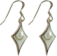 Cargar imagen en el visor de la galería, Shivaauge Silberohrringe Raute Ohrringe Ohrhänger 925 Sterling Silber Shiva Auge Eye Damen Schmuck - chic-net.de
