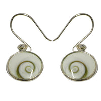 Load image into Gallery viewer, Shivaauge Silberohrringe rund 15 mm Ohrringe 925er Sterling Silber Shiva Auge Eye Damen Schmuck - chic-net.de
