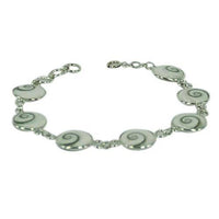 Cargar imagen en el visor de la galería, Shivaaugen-Armband, Silberarmband mit Shiva-Augen aus 925er Sterlingsilber, Shiva-Augen ca. 11 mm Ø - chic-net.de
