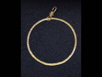 Load image into Gallery viewer, Silber 925 vergoldet Ohrringe Anhänger Creole indisch - chic-net.de
