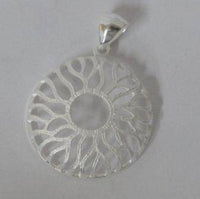 Load image into Gallery viewer, Silberanhänger Blume Äste gewölbt filigran Anhänger 925er Sterling Silber Kette Damen - chic-net.de
