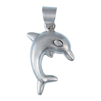 Cargar imagen en el visor de la galería, Silberanhänger Delfin Animal Design Fisch Anhänger Sterling Silber 925er nickelfrei - chic-net.de

