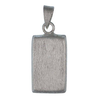 Load image into Gallery viewer, Silberanhänger dick Rechteck gebürstet Anhänger Sterling Silber 925er nickelfrei - chic-net.de
