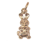 Cargar imagen en el visor de la galería, Silberanhänger Hase Anhänger 925er Sterling Silber Unisex Schmuck - chic-net.de
