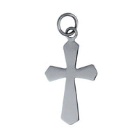 Cargar imagen en el visor de la galería, Silberanhänger Kreuz spitz glänzend Anhänger Sterling Silber 925er nickelfrei - chic-net.de
