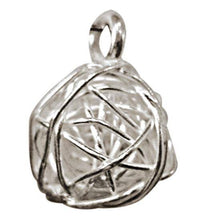 Cargar imagen en el visor de la galería, Silberanhänger Kugel ca. 14 mm Draht Geflecht Anhänger Sterling Silber 925er Unisex Schmuck - chic-net.de
