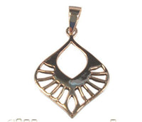 Cargar imagen en el visor de la galería, Silberanhänger Lochmuster Tropfen Anhänger Sterling Silber 925er Unisex Schmuck - chic-net.de
