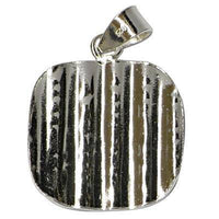 Cargar imagen en el visor de la galería, Silberanhänger Quadrat Spiralmuster Anhänger Sterling Silber 925er Unisex Schmuck - chic-net.de
