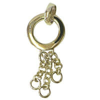 Load image into Gallery viewer, Silberanhänger Ringform drei Kettchen Anhänger aus Sterling Silber 925er Unisex Kette - chic-net.de
