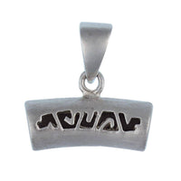 Load image into Gallery viewer, Silberanhänger Rohr gebogen Ornamente gestanzt Anhänger Sterling Silber 925er nickelfrei - chic-net.de
