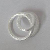 Load image into Gallery viewer, Silberanhänger Schleife matt gebürstet ca 25 mm 925er Sterling Silber Damen Anhänger Kette - chic-net.de
