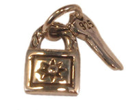 Cargar imagen en el visor de la galería, Silberanhänger Schloss Schlüssel Anhänger 925er Sterling Silber Unisex Schmuck - chic-net.de
