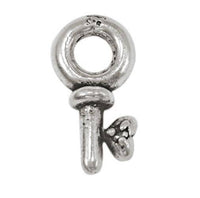 Load image into Gallery viewer, Silberanhänger Schlüssel Anhänger Sterling Silber 925er Unisex Schmuck - chic-net.de
