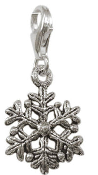 Cargar imagen en el visor de la galería, Silberanhänger Schneeblume Sterling Silber 925er Unisex Schmuck Charm Anhänger - chic-net.de
