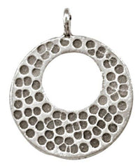 Cargar imagen en el visor de la galería, Silberanhänger Stanzmuster Kreis Loch Anhänger Sterling Silber 925er Unisex Schmuck - chic-net.de
