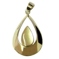 Cargar imagen en el visor de la galería, Silberanhänger Tropfen Anhänger Perlmutt Muschel Silber - chic-net.de
