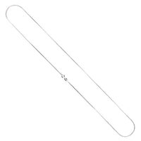 Cargar imagen en el visor de la galería, Silberkette 1 mm Schlangen Kette Charmträger Collierkettchen 925er Sterling Silber Ringchen - chic-net.de
