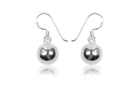 Load image into Gallery viewer, Silberohrringe 8 mm 925er Silber Ohrringe Ohrhänger Damen Rund Schmuck Glanz - chic-net.de
