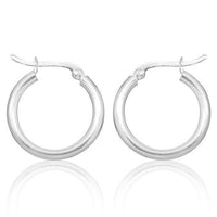 Cargar imagen en el visor de la galería, Silberohrringe 925er Silber Ohrringe Ohrhänger Damen Schmuck Creolen dick Glanz - chic-net.de
