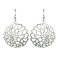 Load image into Gallery viewer, Silberohrringe 925er Silber Ohrringe Ohrhänger Schmuck Rund Ornamente Filigran - chic-net.de
