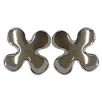 Load image into Gallery viewer, Silberohrstecker 925er Sterling Silber Ohrstecker Damen Schmuck Ohrringe Runde X-Form - chic-net.de
