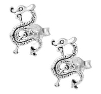 Load image into Gallery viewer, Silberohrstecker Ohrstecker 925er Sterling Silber Schmuck Drache - chic-net.de
