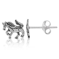Load image into Gallery viewer, Silberohrstecker Ohrstecker 925er Sterling Silber Schmuck Pferd - chic-net.de
