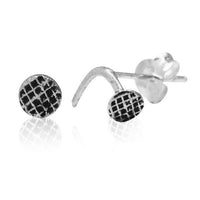 Load image into Gallery viewer, Silberohrstecker Ohrstecker 925er Sterling Silber Unisex Schmuck Ohrringe Gitter Nagel - chic-net.de
