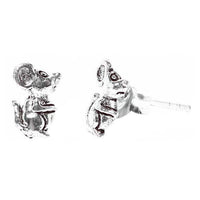 Load image into Gallery viewer, Silberohrstecker Ohrstecker 925er Sterling Silber Unisex Schmuck Ohrringe Maus - chic-net.de
